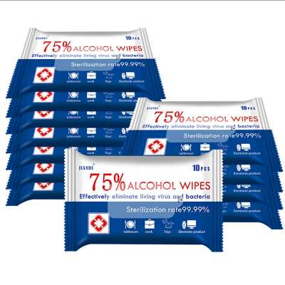 New Arrival 75% Alcohol Wipes Medical Hand Antibacterial Wet Wipes  Disinfectant Wipes For Home Use