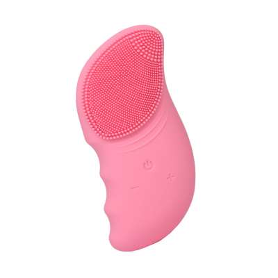 New Product 2020 Facial Cleansing Brush  Custom Logo Beauty  Facial Washing Sonic Electric Silicon Face Cleansing Brush