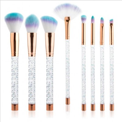 8Pcs Eye Shadow Brushes Pure Pony Hair Complete Set Of Eye Makeup Brush Set Beauty Make Up Tools Dizzy Brush Makeup_Brushes_Set